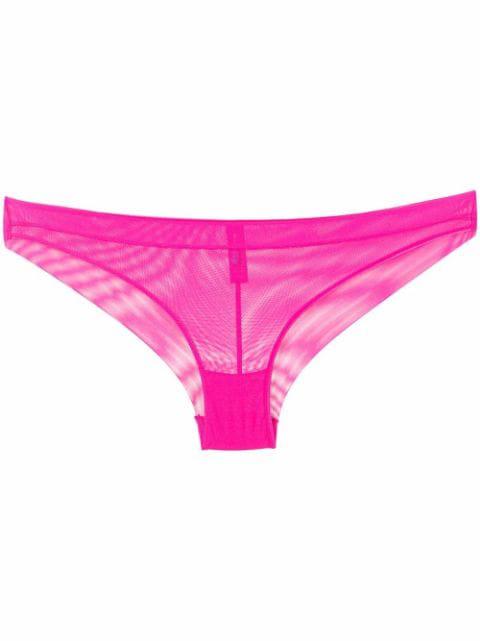 Corps à Corps Neon semi-sheer briefs by MAISON CLOSE