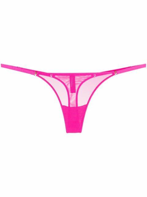 Corps à Corps Neon semi-sheer thong by MAISON CLOSE