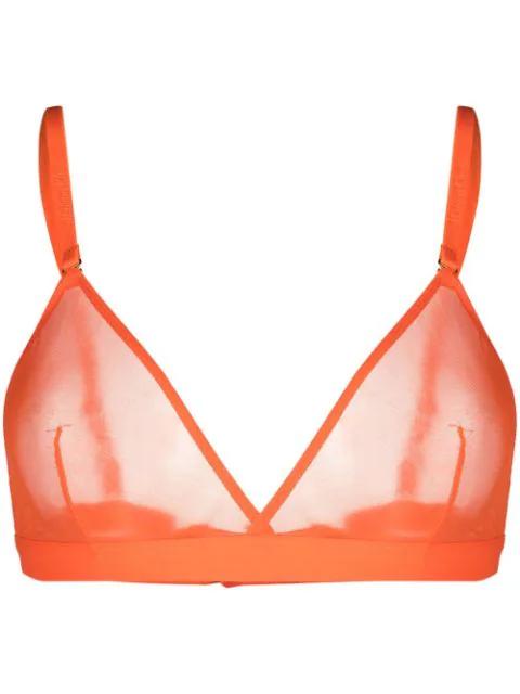 Corps à Corps Neon triangle bra by MAISON CLOSE