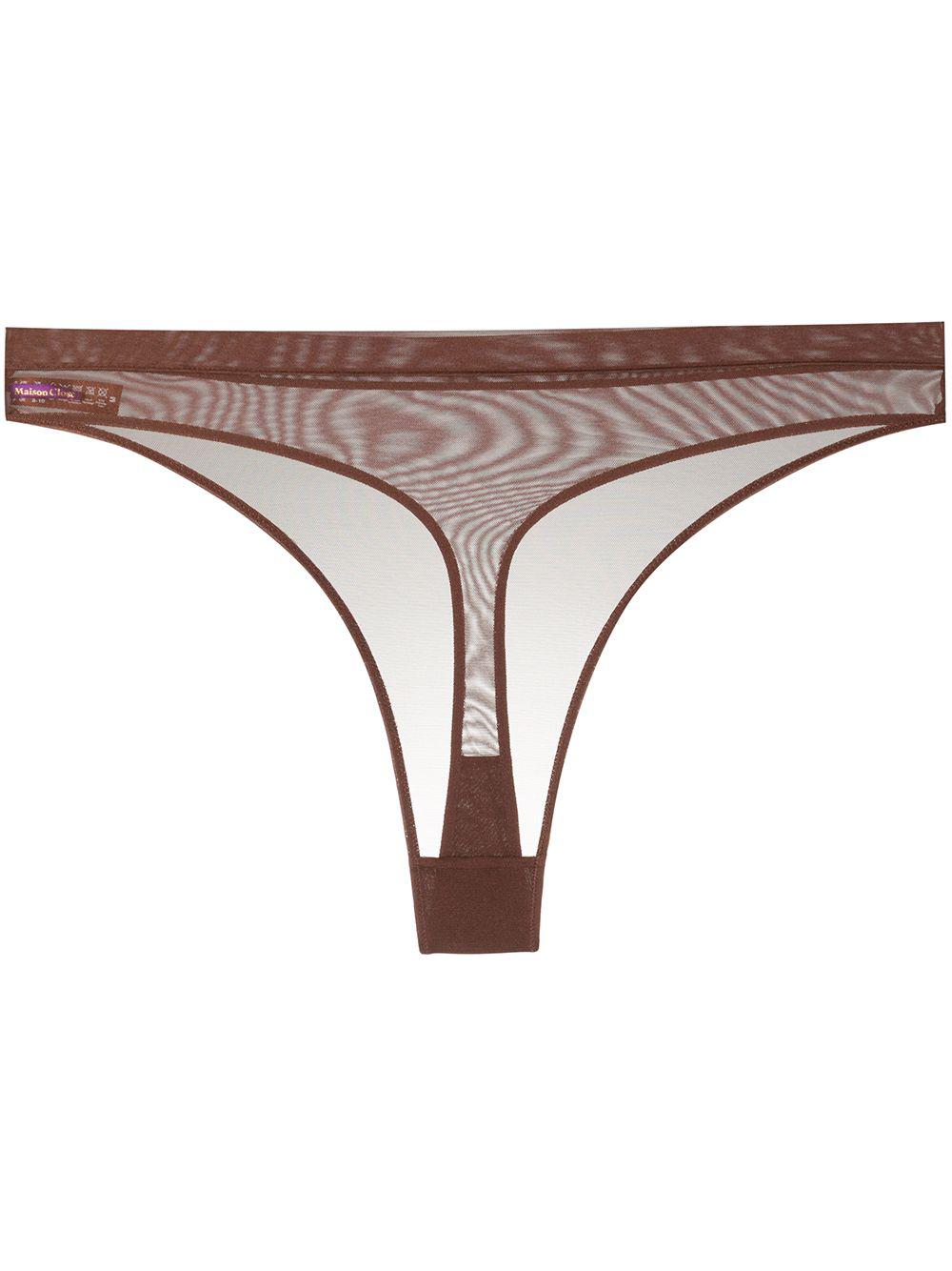 Corps à Corps mesh thong by MAISON CLOSE
