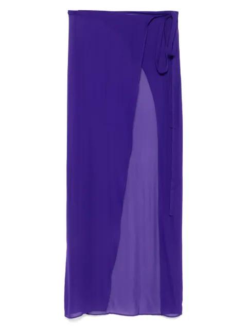 Fever wrap maxi skirt by MAISON CLOSE