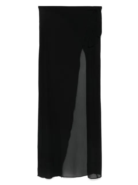 Fever wrap maxi skirt by MAISON CLOSE