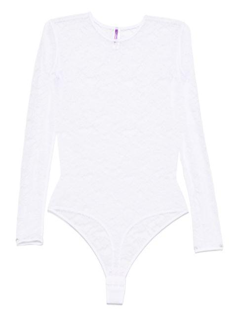 Flashback long-sleeve bodysuit by MAISON CLOSE