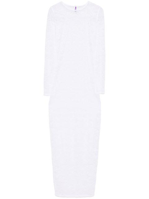 Flashback long-sleeve midi dress by MAISON CLOSE