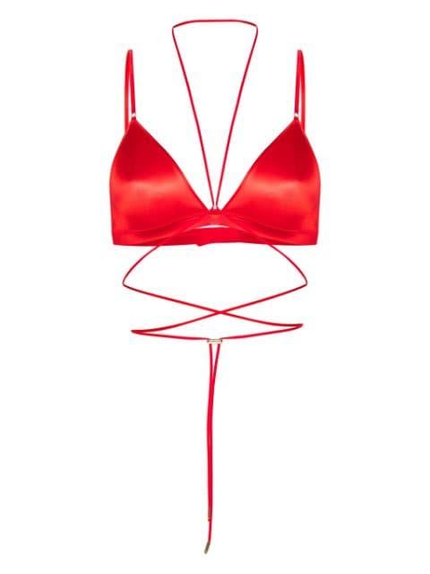 French Kiss triangle bra by MAISON CLOSE