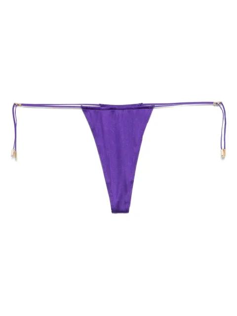 Glow mini-string bikini bottom by MAISON CLOSE