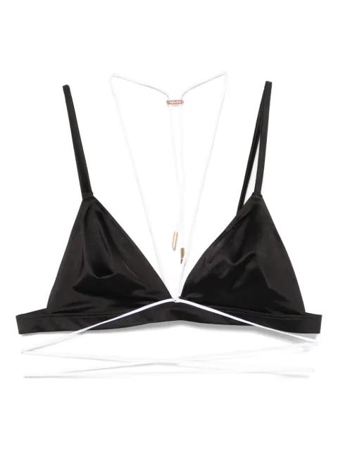 Glow triangle bikini top by MAISON CLOSE