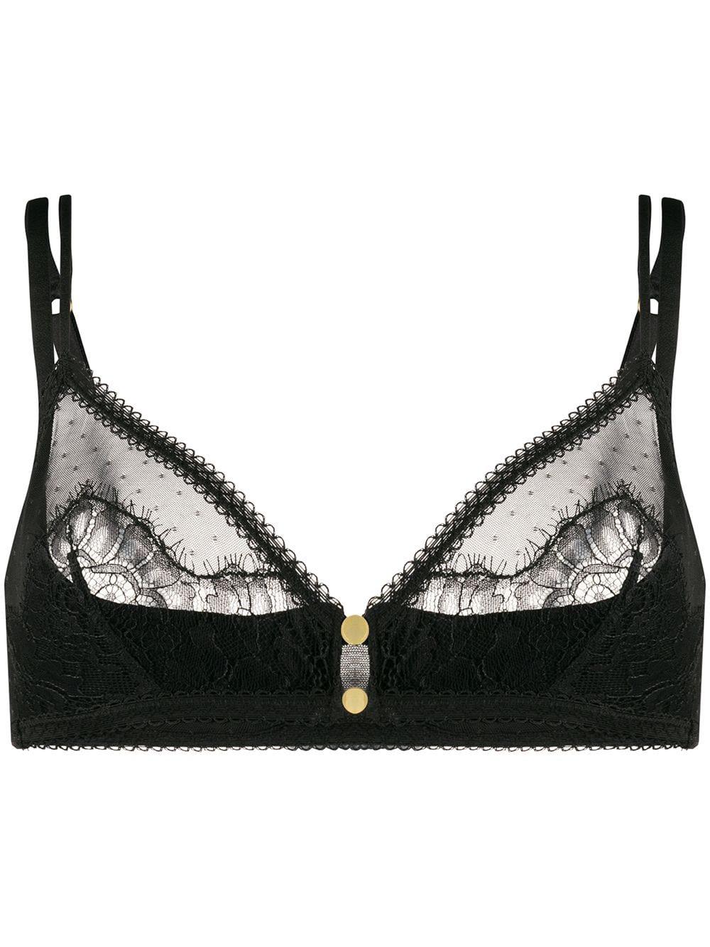Inspiration Divine floral-lace bra by MAISON CLOSE