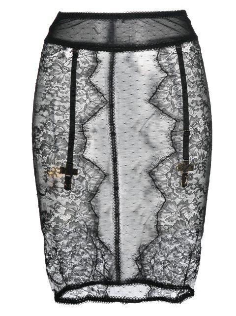Inspiration Divine floral-lace midi skirt by MAISON CLOSE