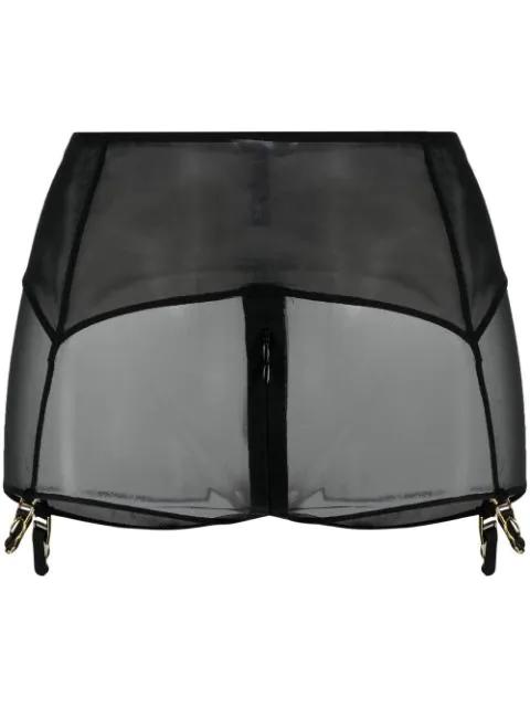 L'Amoureuse sheer-mesh shorty by MAISON CLOSE