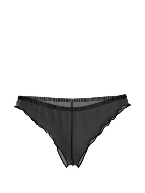 La Parisienne ruffled tanga by MAISON CLOSE