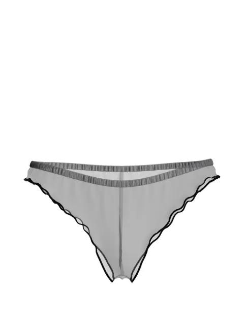 La Parisienne ruffled tanga by MAISON CLOSE