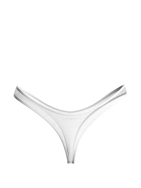 Panorama mesh thong by MAISON CLOSE
