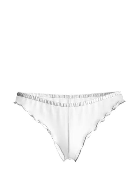 Panorama ruffled tanga briefs by MAISON CLOSE