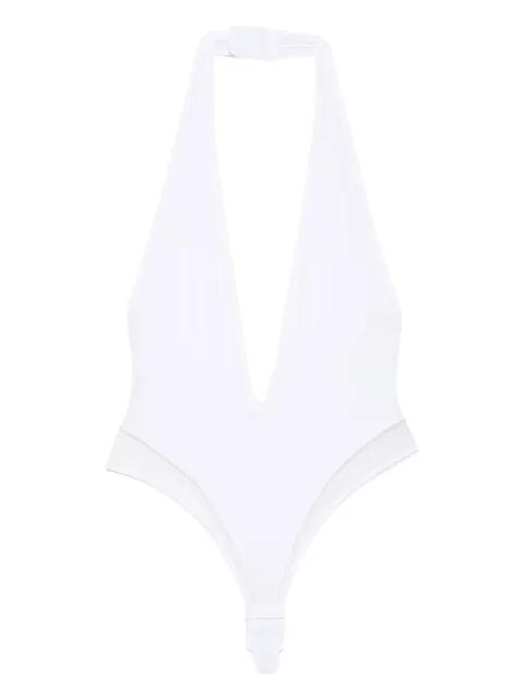 Pure Tentation V-neck bodysuit by MAISON CLOSE