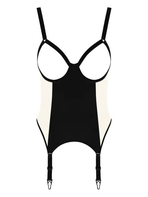 Pure Tentation cut-out bodysuit by MAISON CLOSE