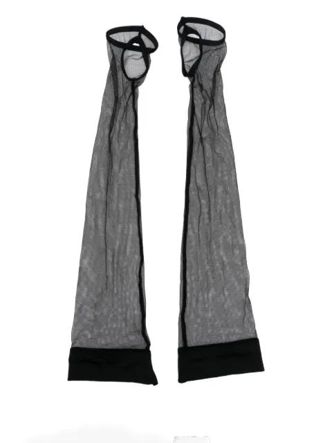 Pure Tentation fingerless gloves by MAISON CLOSE