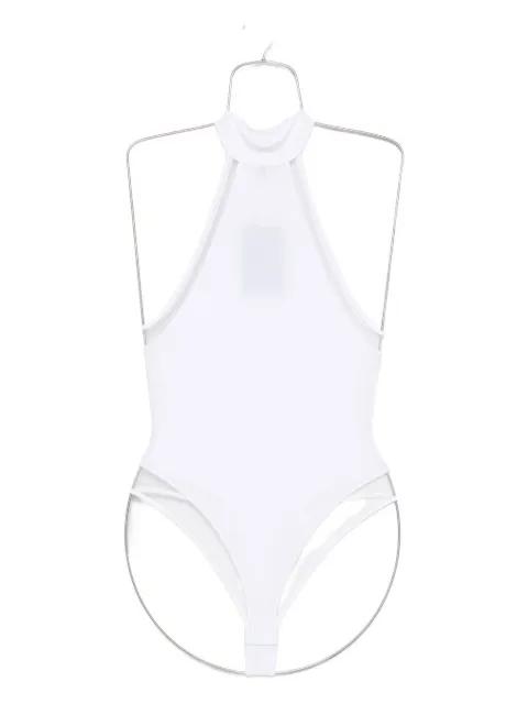Pure Tentation halterneck bodysuit by MAISON CLOSE