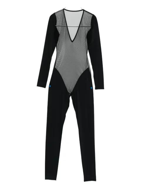 Pure Tentation long-sleeve backless catsuit by MAISON CLOSE