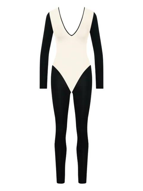 Pure Tentation long-sleeve backless catsuit by MAISON CLOSE