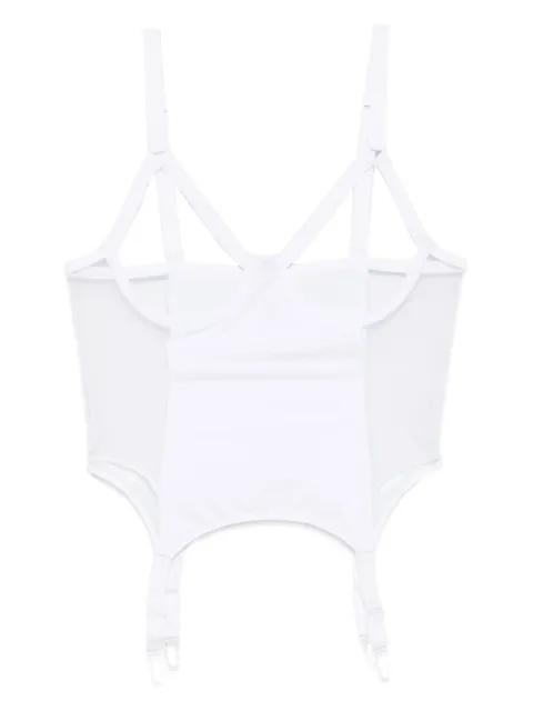 Pure Tentation open garter bodysuit by MAISON CLOSE