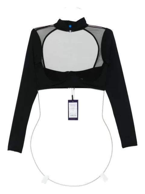 Pure Tentation sheer long-sleeve top by MAISON CLOSE