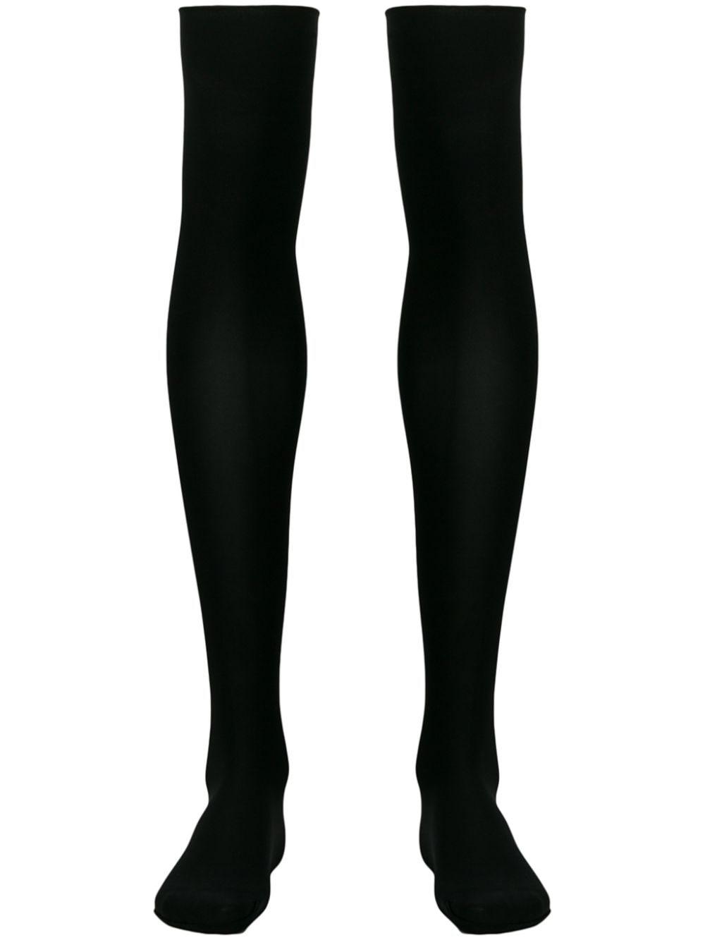 cut and curled stockings by MAISON CLOSE