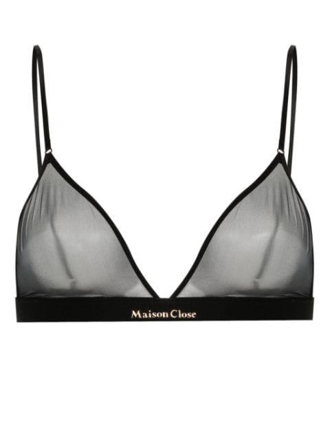 double sens triangle bralette by MAISON CLOSE