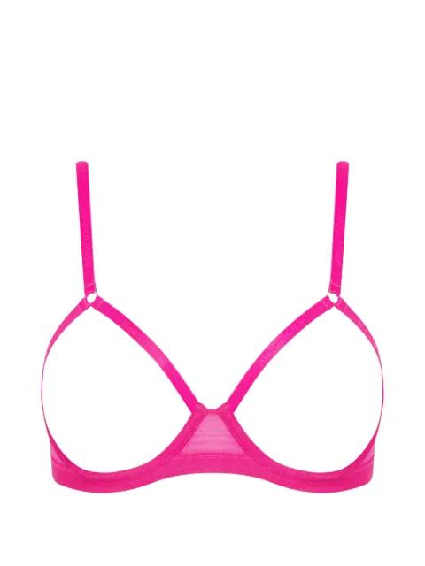 neon open bra by MAISON CLOSE