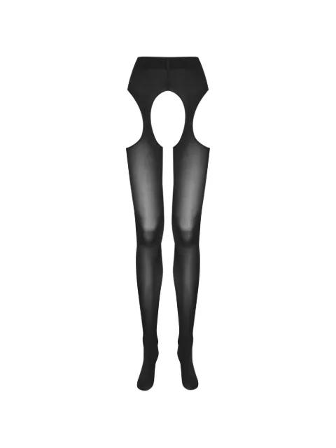 open garter tights by MAISON CLOSE