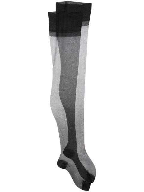 seamless sheer stockings by MAISON CLOSE