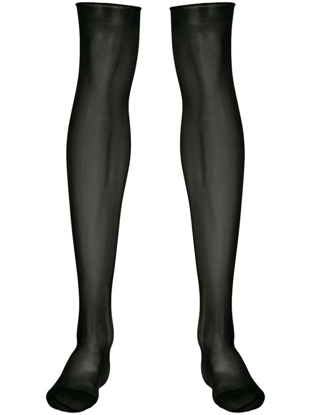 semi-sheer stockings by MAISON CLOSE
