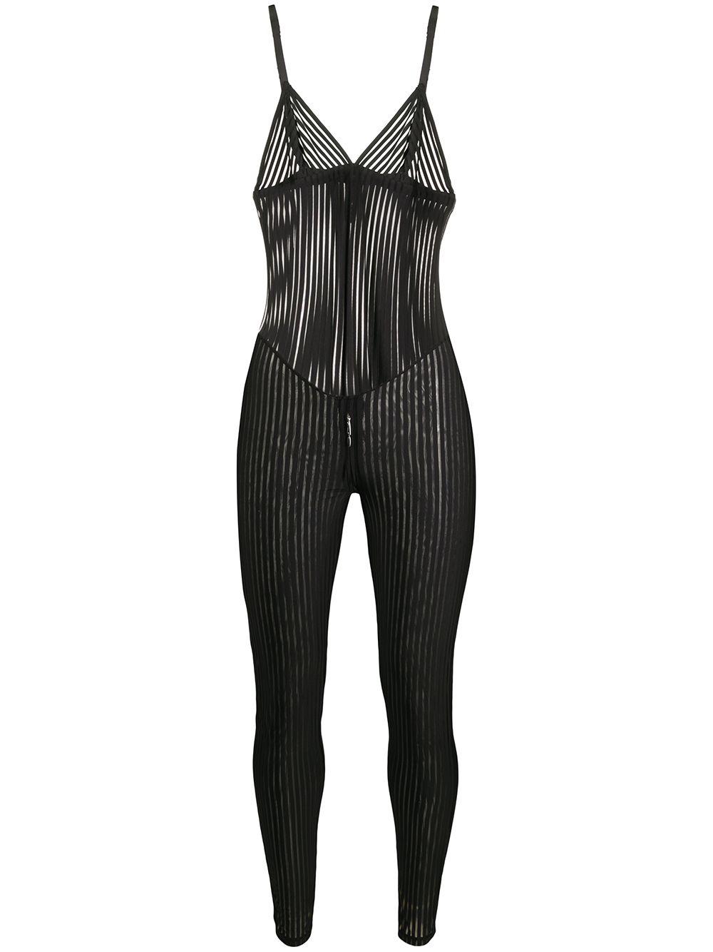 striped catsuit by MAISON CLOSE