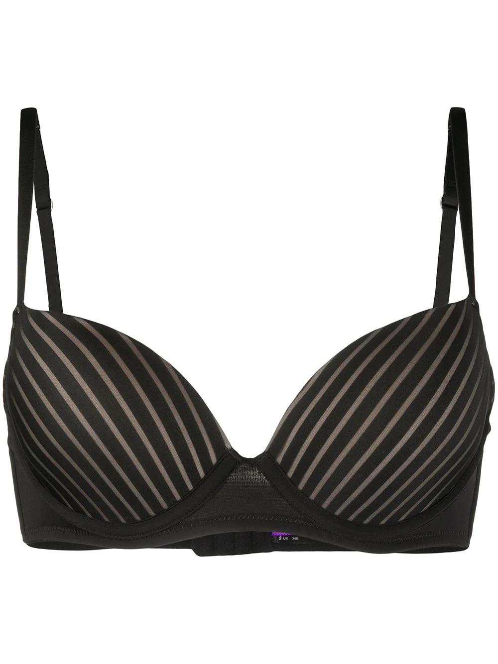 striped push up bra by MAISON CLOSE