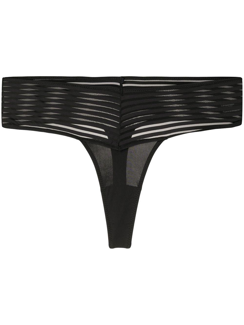 striped thong by MAISON CLOSE