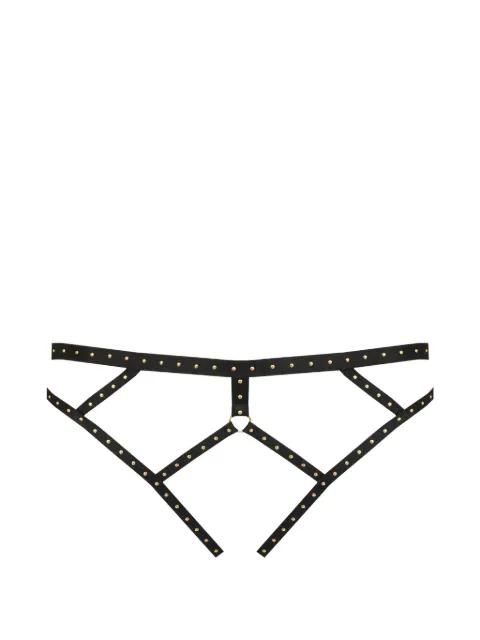 studded cut-out briefs by MAISON CLOSE