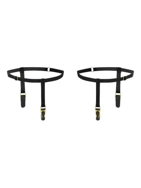 velvet adjustable garters by MAISON CLOSE