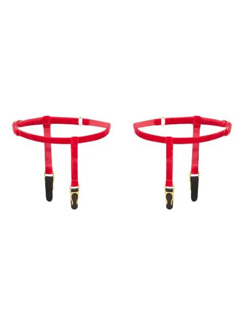 velvet garters by MAISON CLOSE