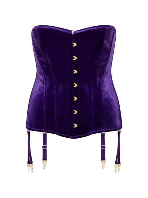 x Scandale Rococo garter corset by MAISON CLOSE
