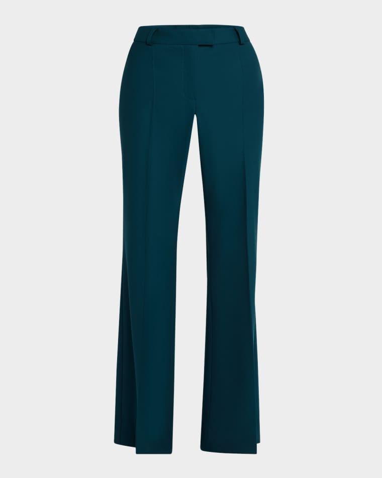 Wool-Blend Wide-Leg Pants by MAISON COMMON