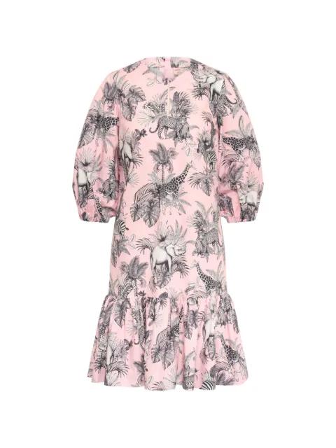 animal-print mini dress by MAISON COMMON