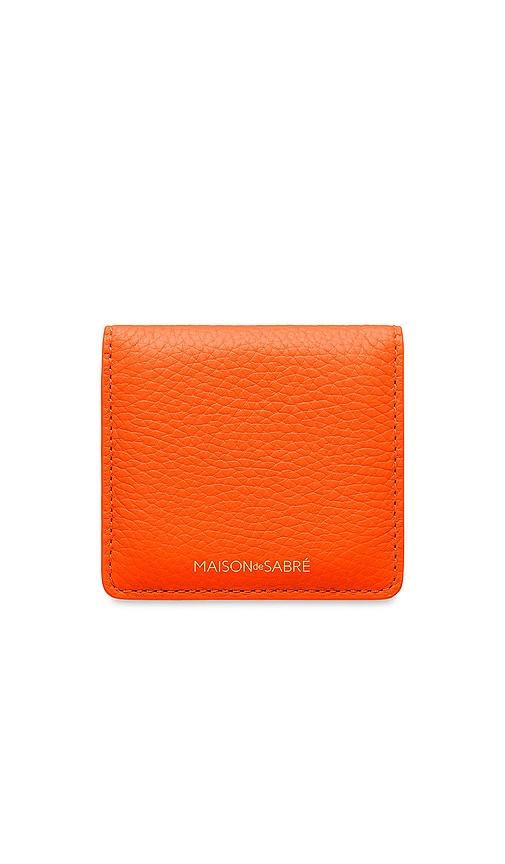 MAISON de SABRÃ Compact Mirror in Orange by MAISON DE SABRA