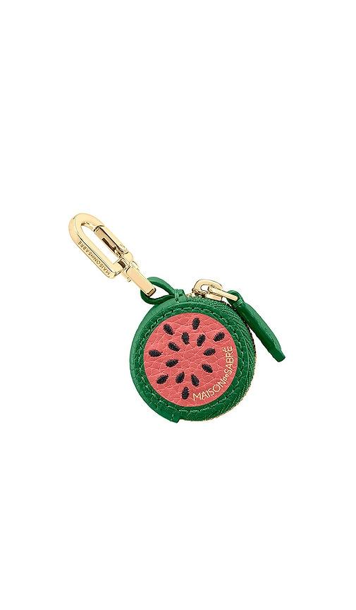 MAISON de SABRÃ SabrÃ©moji Fruit Charm in Green,Pink by MAISON DE SABRA