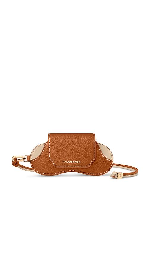 MAISON de SABRÃ Sunglass Sling Case in Brown by MAISON DE SABRA