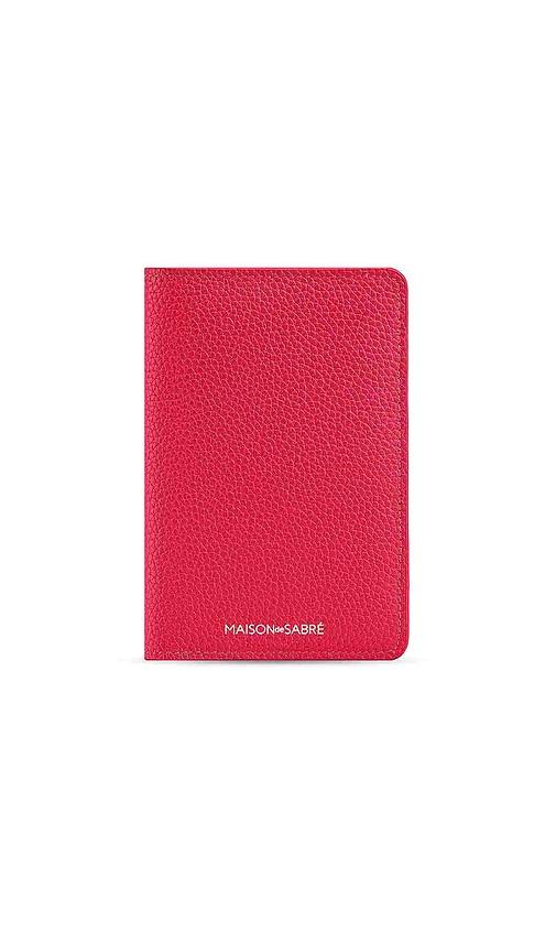 MAISON de SABRÃ The Passport Holder in Fuchsia by MAISON DE SABRA