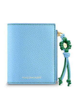 Bloom Edition Small Leather Bifold Wallet by MAISON DE SABRE