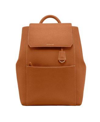 Large Leather Soft Backpack by MAISON DE SABRE