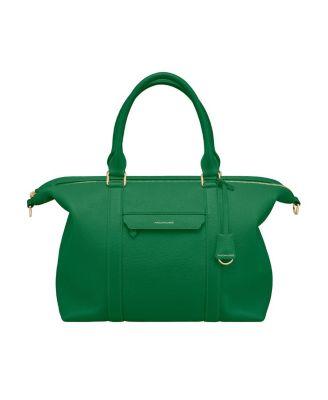 Large Leather Weekender Bag by MAISON DE SABRE