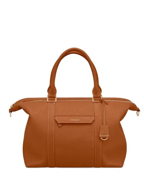 Large Leather Weekender Bag by MAISON DE SABRE