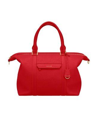 Large Leather Weekender Bag by MAISON DE SABRE